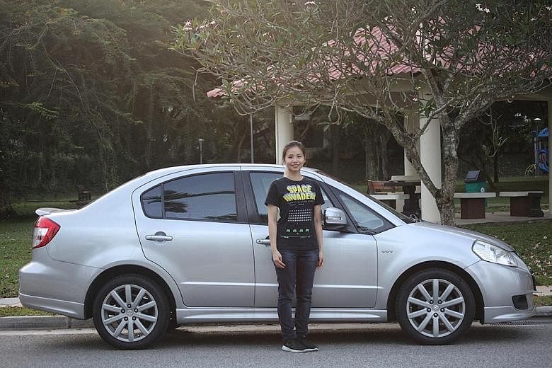 Despite her affinity for sophisticated technology, inventor-entrepreneur Olivia Seow Wen prefers a simple ride such as the Suzuki SX4.