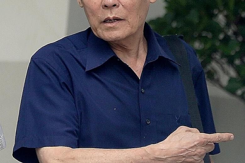 Gan Thean Soo, 71, turned violent when an American commuter in an MRT train rejected his proposition to have sex.