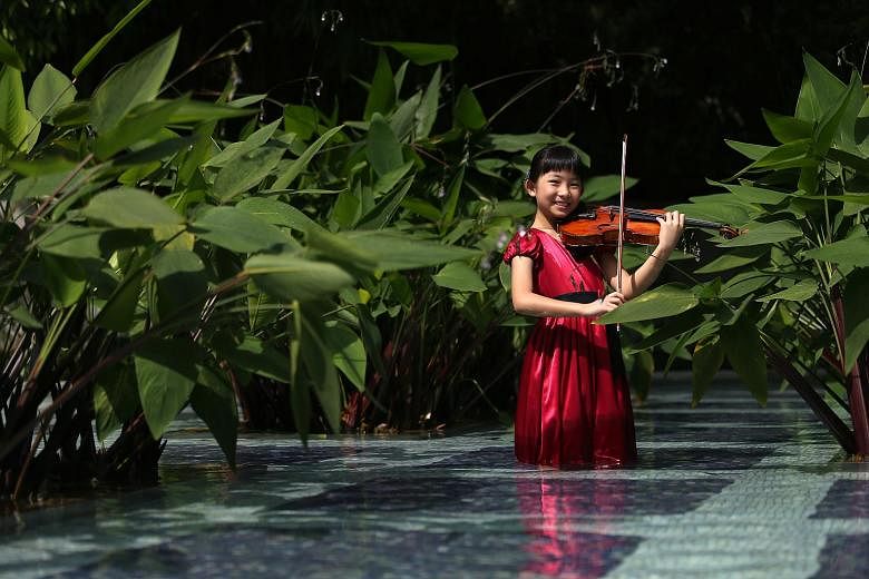 Singapore 11yearold violinist Chloe Chua wins first prize at