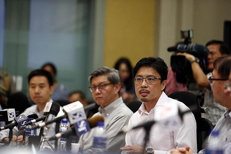 Mr Alvin Kek fronted the media briefing last November on the Joo Koon train collision, where 38 people were injured after a stalled SMRT train was hit from behind by another one.