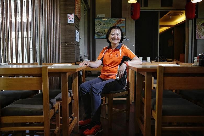 Ms Lee Bee Wah when she got married at 27. The only time she has ever worn full-blown make-up was on her wedding day. Ms Lee Bee Wah is into her 12th year as a Member of Parliament. It is a role that she relishes and she says she spends an average of