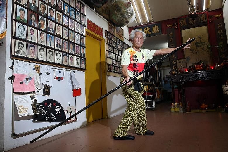 Choy li fut grandmaster Chia Yan Soon, 81, picked up the martial art at 18, eventually teaching classes alongside his own grandmaster and emerging as the first runner-up in the lightweight division in the first South-east Asia Pugilistic Meet, held i