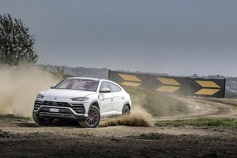 The Lamborghini Urus comes with a 4-litre turbocharged V8 engine, allowing it to despatch the century sprint in 3.6 seconds and a top speed of 305kmh.