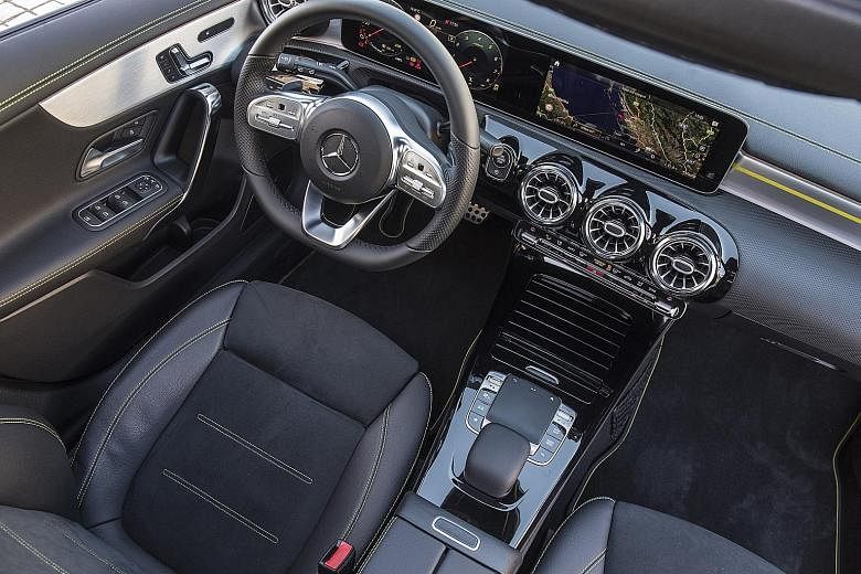 The Mercedes A-class is the first to have an infotainment set with artificial intelligence.