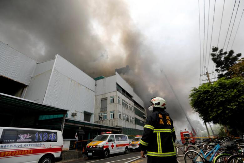 7 killed in Taiwan factory blaze The Straits Times