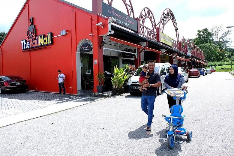 The Rail Mall in Upper Bukit Timah Road has a total net lettable area of about 50,000 sq ft and a 99-year lease that will expire in 2046.