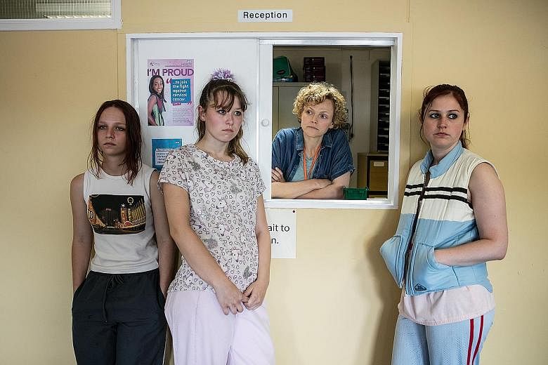 (From left) Molly Windsor, Liv Hill, Maxine Peake and Ria Zmitrowicz star in Three Girls, based on the Rochdale sex-grooming case.