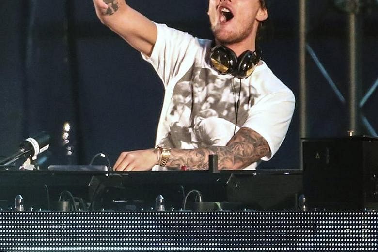 Electronic dance music star Avicii (above, in a 2015 photograph) was found dead in Oman on April 20.