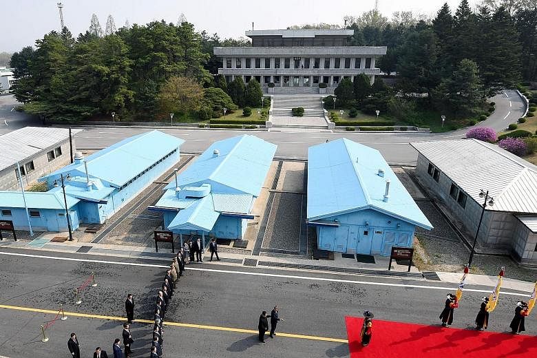A possible venue is Panmunjom, where the April 27 inter-Korea meeting was held without a hitch.
