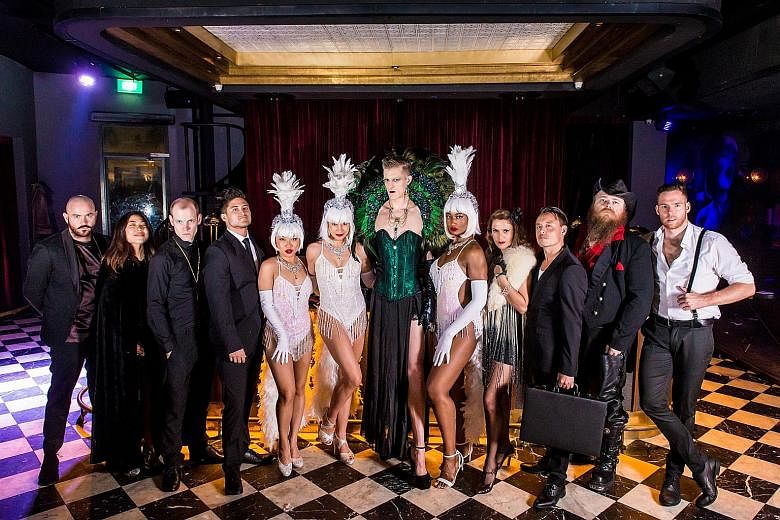 Engage, or watch, the cast of the Secret Theatre Project Singapore for a fun night out.