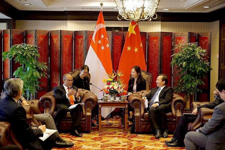 Mr Masagos Zulkifli and China's Minister of Ecology and Environment Li Ganjie had a substantive discussion during their meeting in Beijing on Thursday.
