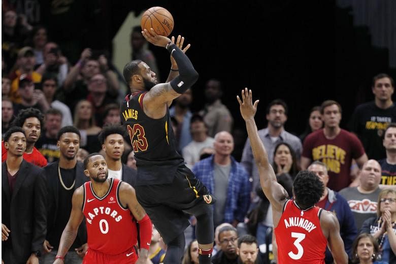 LeBron James stuns Raptors with game-winning floater in 2018