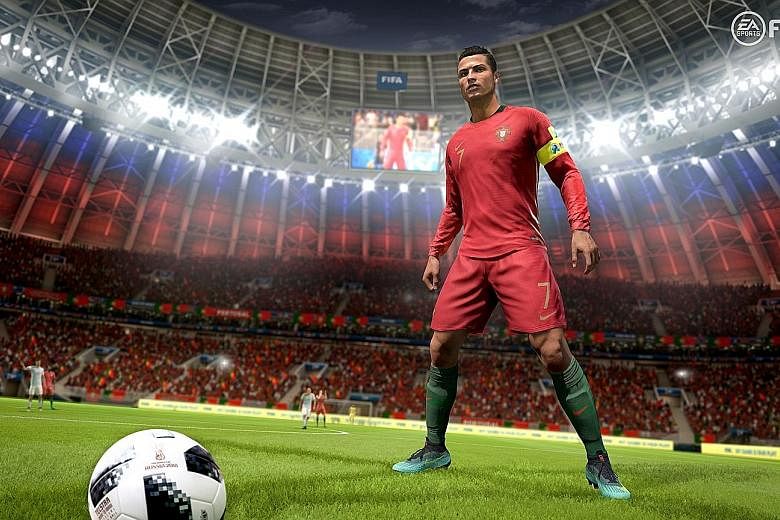A digital version of footballer Cristiano Ronaldo that players of the Fifa 18 video game can win from a virtual card pack in the game. In recent weeks, several European countries have ruled that such card packs with random rewards, also called loot b