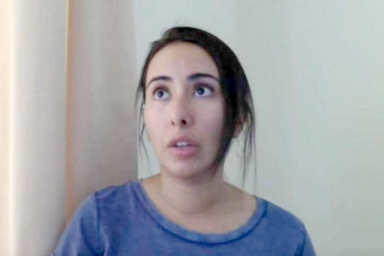 Sheikha Latifa says in a YouTube video she was fleeing from mistreatment by her family.