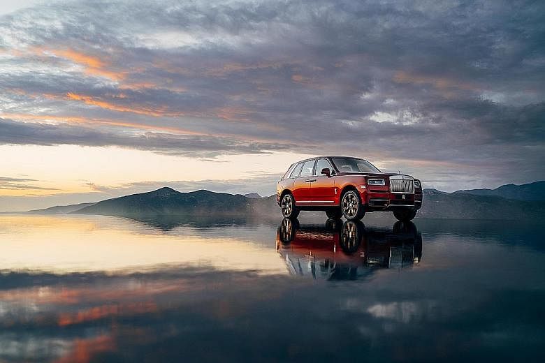The Rolls-Royce Cullinan is the world's first "three-box" sport utility vehicle - a car with a defined bonnet section, cabin section and boot section.