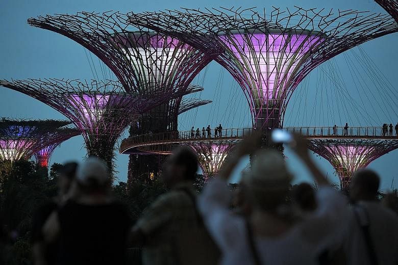 Almost 30 per cent of survey respondents recommended Gardens By the Bay as a destination for the two leaders to visit.