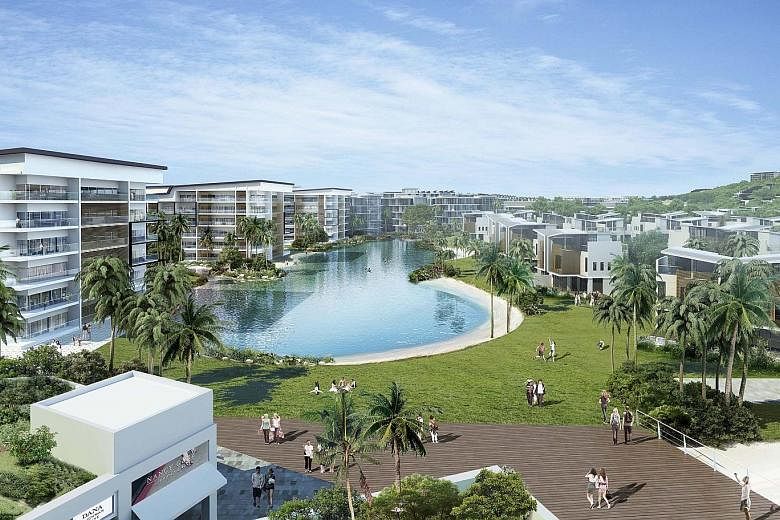 Sinarmas Land's Nuvasa Bay project in Batam. The Indonesian property developer said that "with Indonesian regional elections happening this year, the demand for home purchases is expected to dampen, as consumers adopt a wait-and-see approach for big 