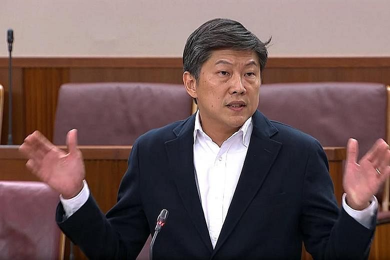 Mr Ng Chee Meng made his first speech as NTUC deputy secretary-general in Parliament yesterday. He is expected to succeed Mr Chan Chun Sing as labour chief.