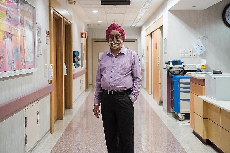 Mr Harbhajan Singh, who turns 78 in October, is looking forward to receiving his 60-year long service award next year. His long career has seen him working in different hospital wards as well as the Communicable Disease Centre, where he was at the fo