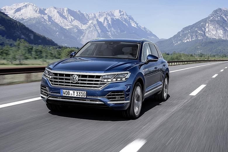 The Volkswagen Touareg will arrive in Singapore early next year with a 3-litre V6 turbocharged petrol engine.
