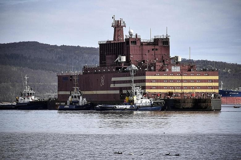 Russia on Saturday unveiled the world's first floating nuclear power station at a ceremony in the port of the far northern city of Murmansk, where it will be loaded with nuclear fuel before heading to eastern Siberia. Built in Saint Petersburg by sta