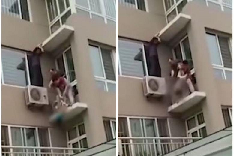 Toddler in China survives fall from 5th-storey window after being ...