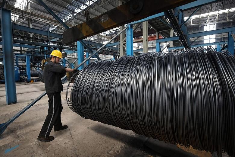 A steel factory in China's eastern Jiangsu province. IG market strategist Pan Jingyi said that while markets have yet to glean clear insights into the United States-China trade talks in Washington, the issue will likely remain high on the investor ag