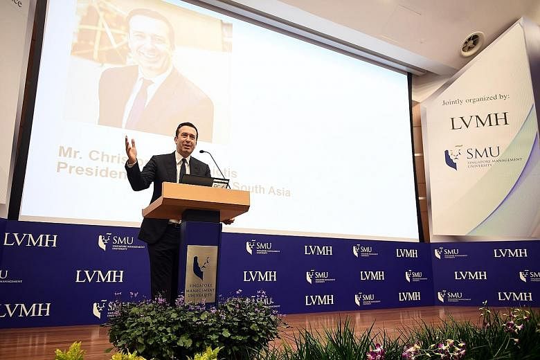 Mr Christopher Kilaniotis, president of Louis Vuitton South Asia, said the LVMH-SMU Luxury Research Conference brings the luxury world together with academia and research. The event, which was started in 2016, is part of a five-year partnership betwe