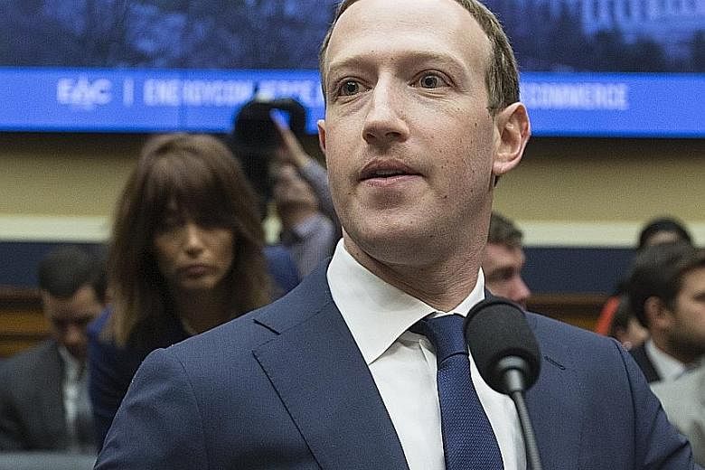 Facebook CEO Mark Zuckerberg preparing to testify before the House Energy and Commerce Committee last month. At yesterday's meeting with leaders of the European Parliament, he was to answer questions on how the data of Facebook users fell into the ha