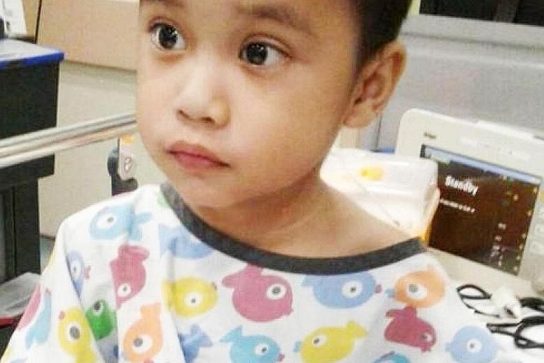Muhammad Royyan suffers from hypoplastic left heart syndrome, a rare heart defect that affects normal blood flow through the heart. Public donations for his treatment jumped after his father, Nur Alam Shah, died last Friday of a heart attack.
