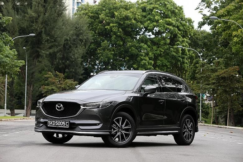 The Mazda CX-5 crossover features cylinder deactivation technology, which shuts down two of four cylinders under light-load cruising.