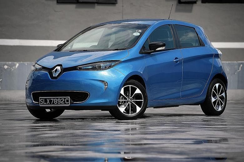 The Renault Zoe offers a silent, emission-free and relatively zippy commute.