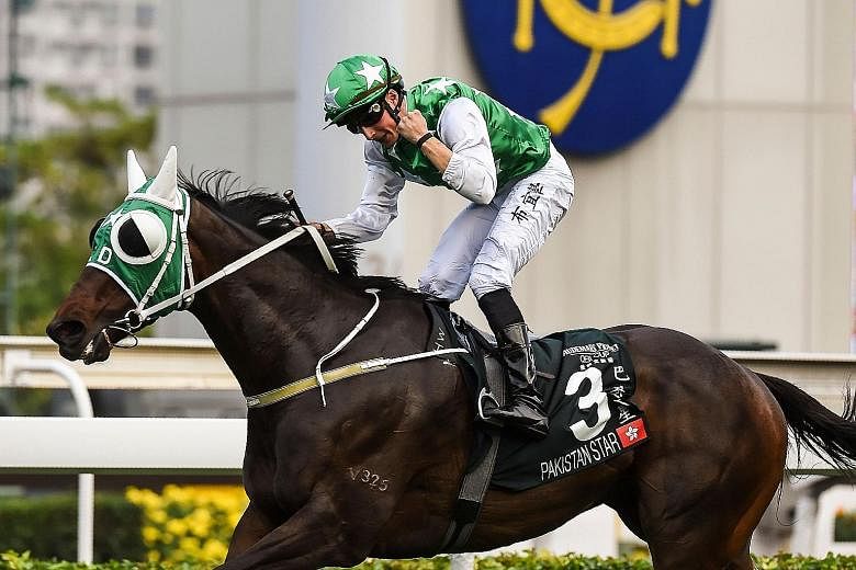 Queen Elizabeth II Cup winner Pakistan Star is at the peak of his racing career and looks poised to add tomorrow's Group 1 Standard Chartered Champions & Chater Cup to his victory list.