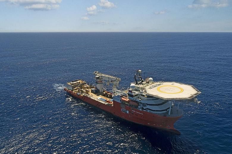 US seabed exploration firm Ocean Infinity's multi-purpose offshore vessel Seabed Constructor had been scouring the southern Indian Ocean for the missing Malaysia Airlines aircraft since January, covering more than 112,000 sq km of ocean floor in a li