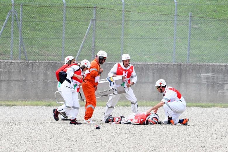 Formula One Ducati s Pirro recovering after high speed crash at