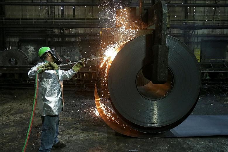 A steel mill in Farrell, Pennsylvania. Trade tantrum could occur again, after the US said last week it will impose steel and aluminium tariffs on its allies, Canada, Mexico and the European Union, with the countries vowing to retaliate.