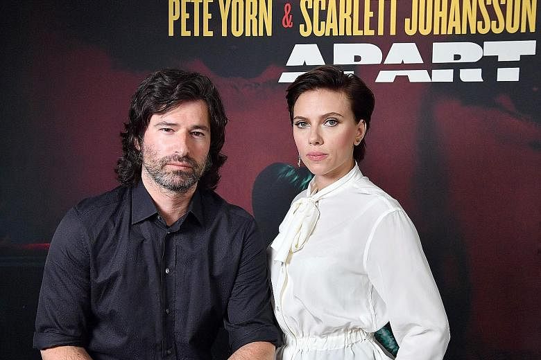 Actress Scarlett Johansson (above, at the Met Gala) has made an album with singer-songwriter Pete Yorn (right).