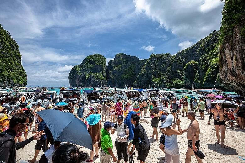 Maya Bay, the world-famous tourist destination that is part of the Phi Phi Islands in the Andaman Sea, will be closed for a much-needed rejuvenation starting this month. When Maya Bay reopens in October, only 2,000 tourists a day will be allowed on i