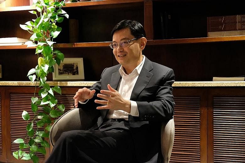 Finance Minister Heng Swee Keat, who travelled to Beijing on Tuesday, discussed strategic projects with state councillor Xiao Jie yesterday in a "very good meeting".