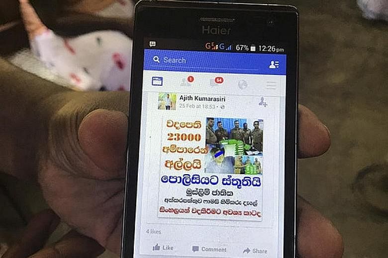Facebook says it is working with civil society organisations in Sri Lanka to familiarise its staff with Sinhala slurs and racist epithets, following violence in March fanned by extremist posts.