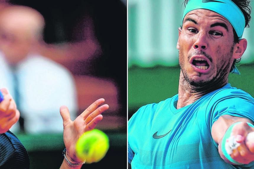 While Dominic Thiem is in his first Grand Slam final, he is the only man to have beaten defending champion and 10-time French Open champion Rafael Nadal (above) twice on clay in the past 13 months.