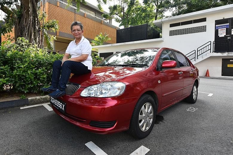 Chinese-speaking Madam Goh Yang Huang has failed the Private Hire Car Driver's Vocational Licence test nine times despite attending the 10-hour course at the Singapore Taxi Academy. But she is determined to pass in order to be financially independent
