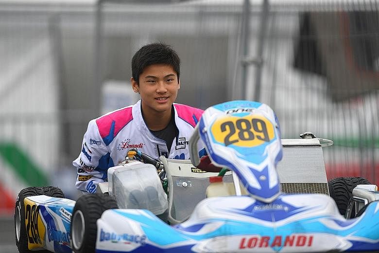 Alex Huang races nearly every weekend, saying that a disciplined lifestyle has helped him perform better in competitions.