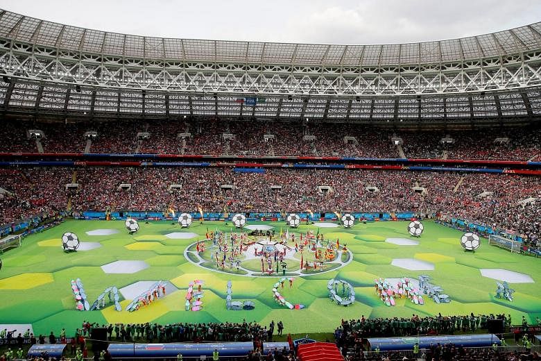 The opening ceremony of the Fifa World Cup was held at Moscow's Luzhniki Stadium yesterday. The tournament was declared open by Russian President Vladimir Putin.