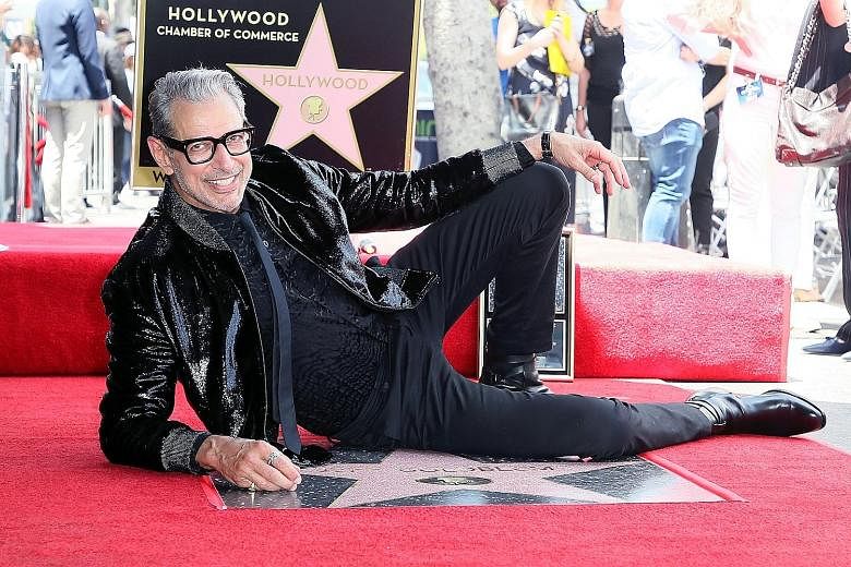 A veteran of 80 movies, actor Jeff Goldblum was honoured with a star on Hollywood's Walk of Fame on Thursday.