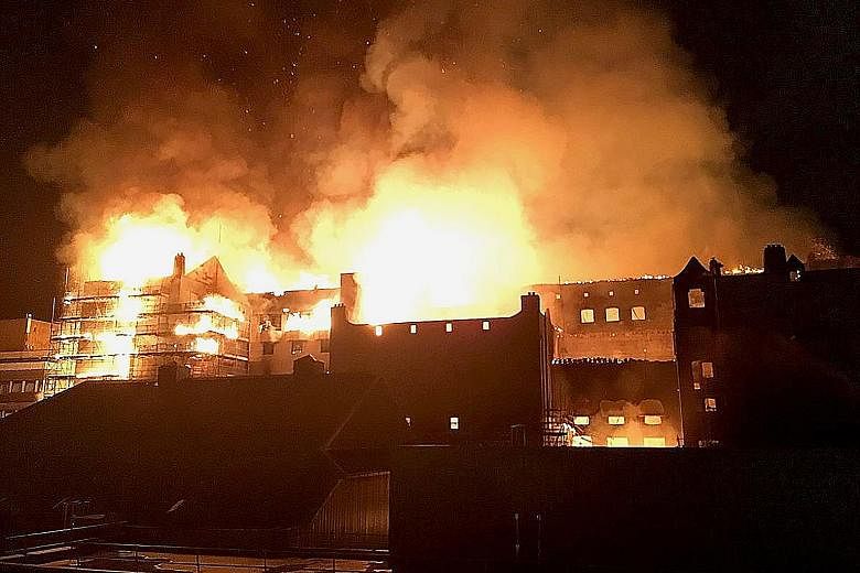 The blaze that tore through the Mackintosh building at the Glasgow School of Art on Friday was the second one in four years. The building was set to reopen next year after millions of pounds in restoration works following the first fire in May 2014.