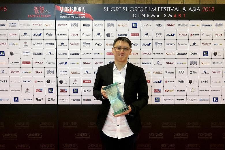 Singaporean director Chai Yee Wei's short film, Benjamin's Last Day At Katong Swimming Complex, beat over 10,000 submissions to win the Grand Prix award - now known as the George Lucas Award - at the Tokyo festival yesterday.