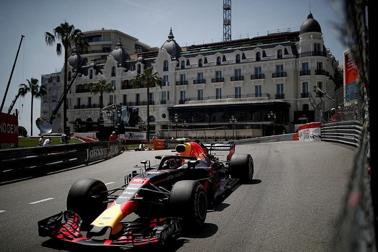 Red Bull's Daniel Ricciardo driving to victory at the Monaco Grand Prix. The Australian driver will have a new engine in his Red Bull next year, if he decides to stay with the team beyond this Formula One season.