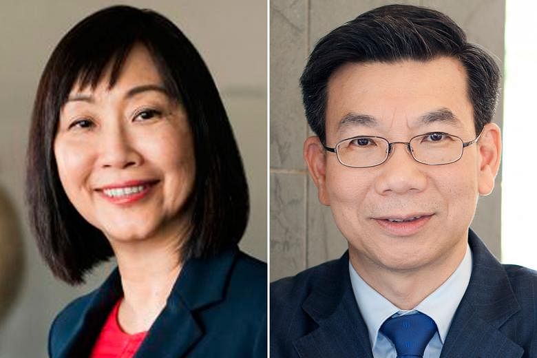 Professor Christine Goh (top) will replace Professor Tan Oon Seng as head of the National Institute of Education.