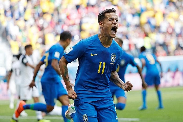 A day after Lionel Messi and his Argentina team fell to a shock 0-3 loss to Croatia at the World Cup, their neighbours Brazil endured a frustrating 90 minutes against Costa Rica. But salvation finally arrived in the form of goals from Philippe Coutin